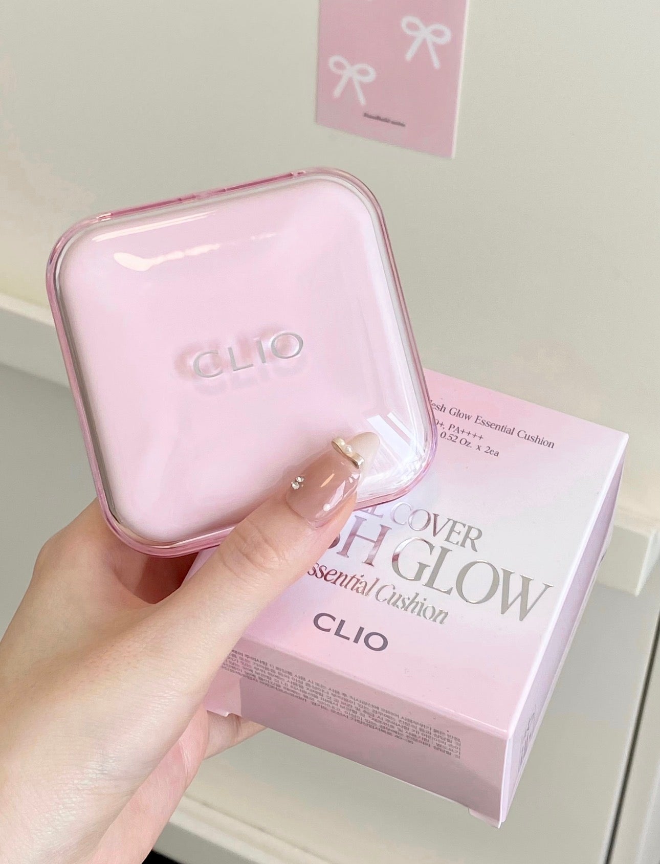 CLIO粉奶冻气垫套组