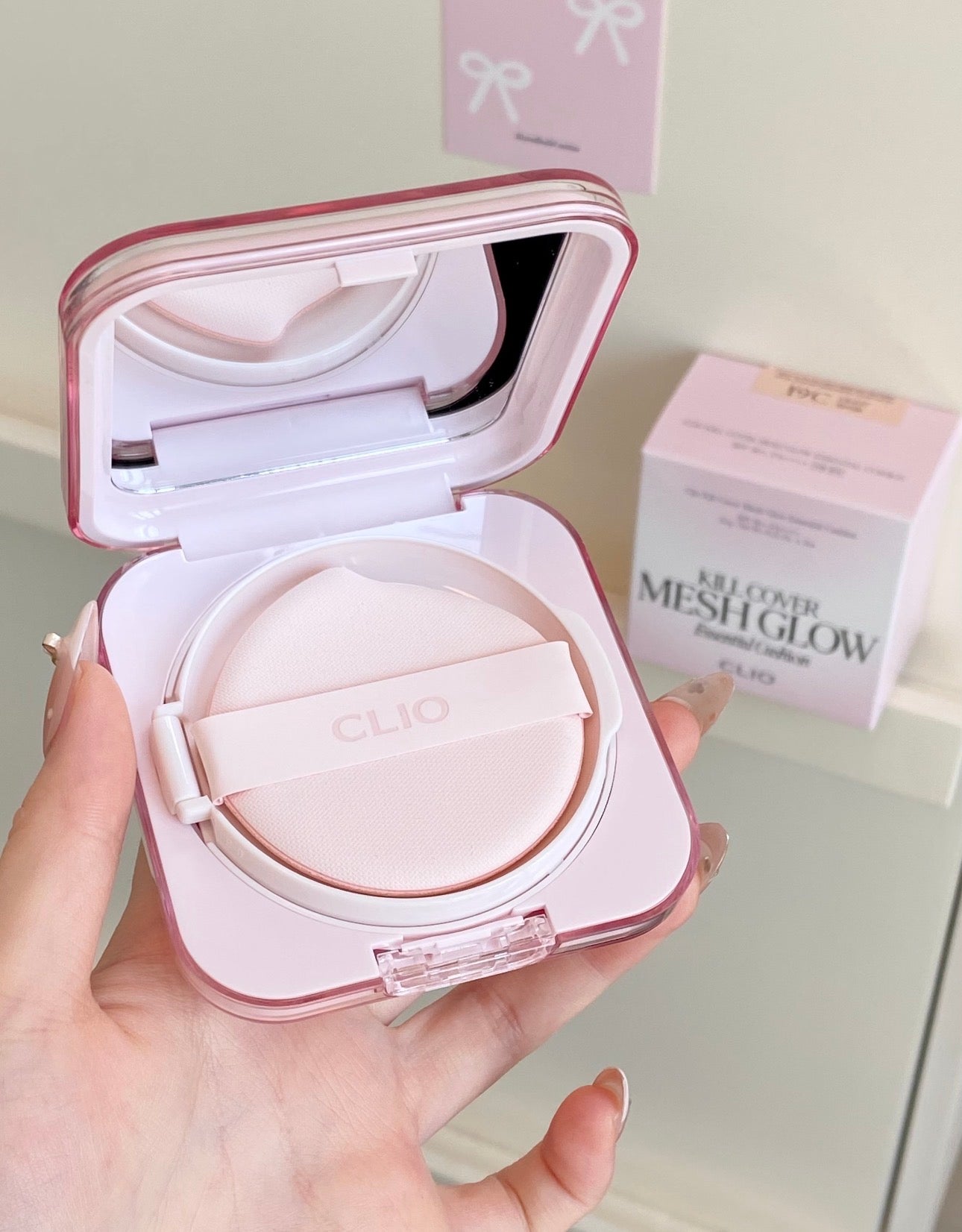 CLIO粉奶冻气垫套组