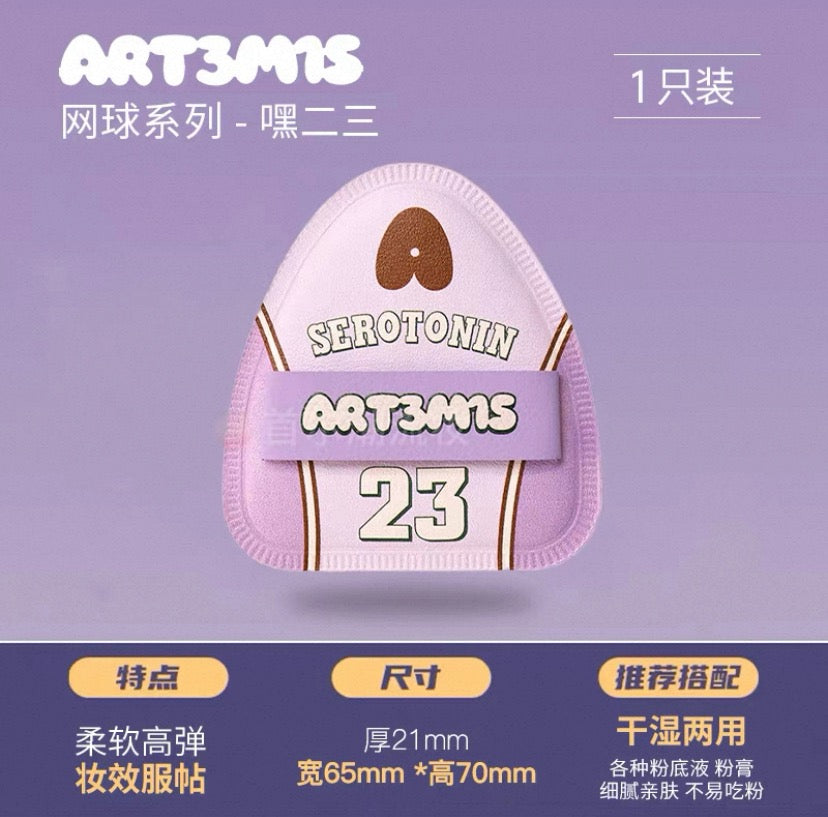 凹凸迷思网球系列粉扑 1个装
