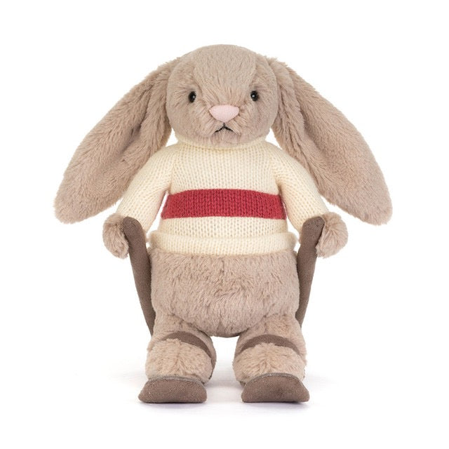 JELLYCAT Bashful Bunny Gold Medal Ski Outfit